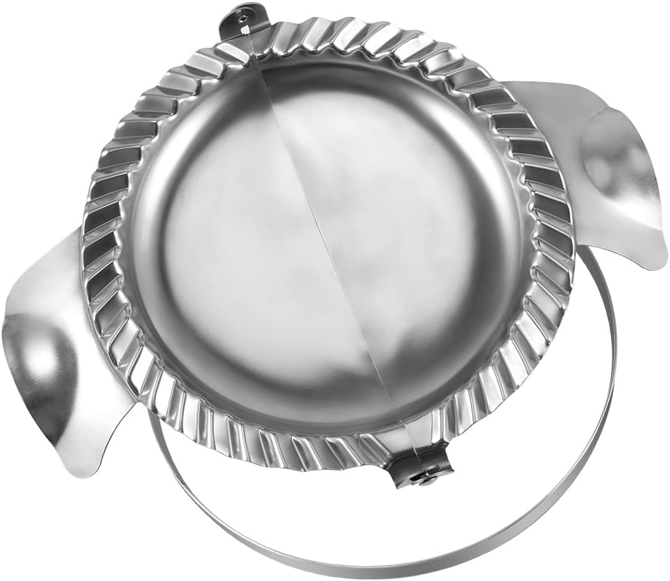 Extra Large Empanada Maker, 7 inch Empanada Seal with Dough Cutter Circle, Stainless Steel Empanada Maker Press, Pastry Tools, Pocket Pie — PAMISO