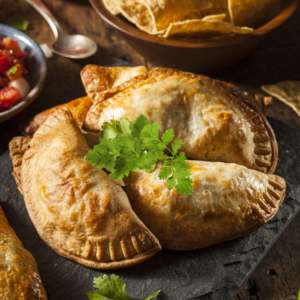 Extra Large Empanada Maker, 7 inch Empanada Seal with Dough Cutter Circle, Stainless Steel Empanada Maker Press, Pastry Tools, Pocket Pie — view 2