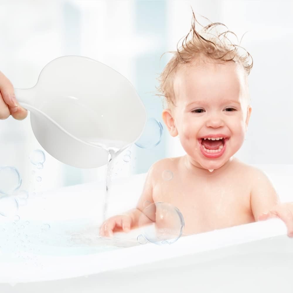 Plastic Water Scoop for Bath, 1.5 Liter Shower Ladle with Adhesive Hook, Water Bath Scoop, Bathroom Water Scoop Cup, Bathing Ladle — view 4